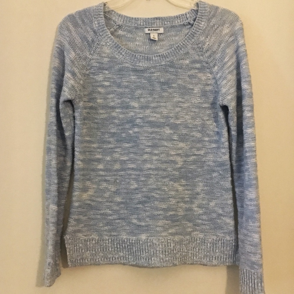 Old Navy Textured Blue Sweater Small
